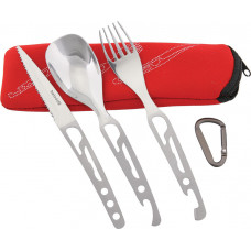 Basecamp Cutlery Set Red