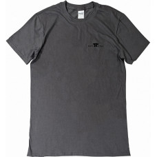 Mens T-Shirt Gray-Black XXL