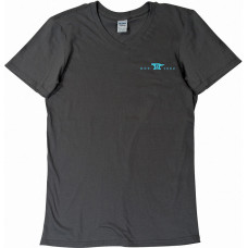 Womens T-Shirt Gray-Teal L