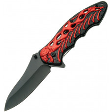 Skull Linerlock A/O Red