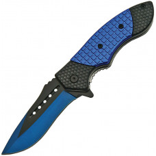 Checker Board Linerlock Blue