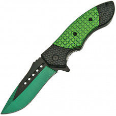 Checker Board Linerlock Green