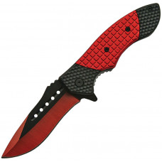 Checker Board Linerlock Red