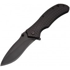 Folder Black Textured Clip