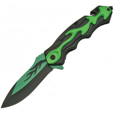 Green Flame Linerlock A/O