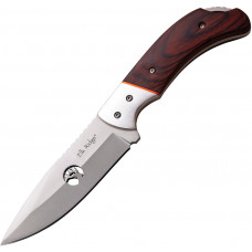 Fixed Blade Drop Point Brown