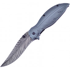 Feather Linerlock A/O Gray