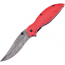 Feather Linerlock A/O Red