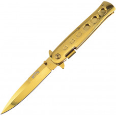 Stiletto Linerlock A/O Gold