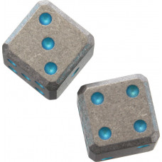 Cuboid Dice Green Pips