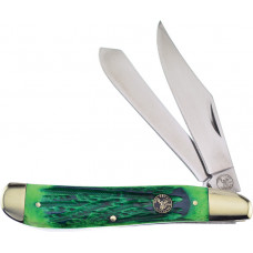 Dog Leg Trapper Green Bone