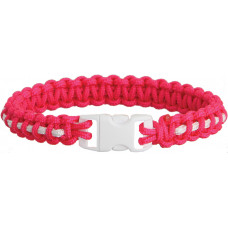 Bracelet Pink/Wht Stripe Lg