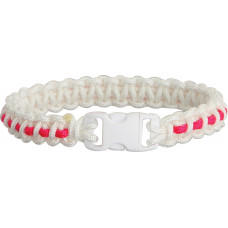 Bracelet Wht/Pink Stripe Lg