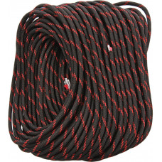 FireCord 100ft Black/Red Line
