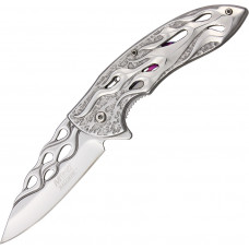 Flame Linerlock A/O Chrome