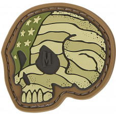 Stars Stripes Skull Patch Arid