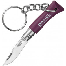 No 4 Keyring Purple