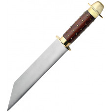 Seax Studded Wooden Handle