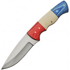 Fixed Blade Red White Blue