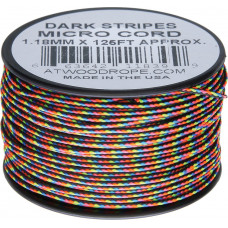 Micro Cord 125ft Dark Stripes