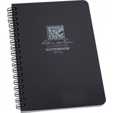 Side Spiral Notebook Black