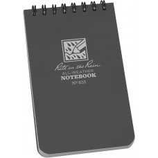 Top Spiral Notebook 3x5 Gray