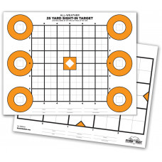 Zeroing Targets 25 pack