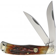 Jumbo Trapper Brown Stag Bone