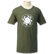 Mens T-Shirt Green Bug XL
