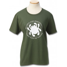 Womens T-Shirt Green Bug L