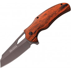 Linerlock A/O Brown Pakkawood