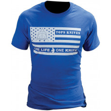 T-Shirt Flag Logo Blue Large