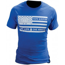 T-Shirt Flag Logo Blue Medium