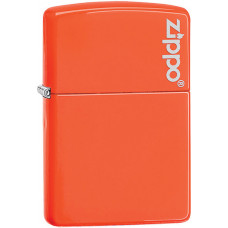 Neon Orange with Zippo