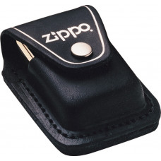 Lighter Pouch Black Leather