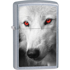 Wolf With Red Eyes